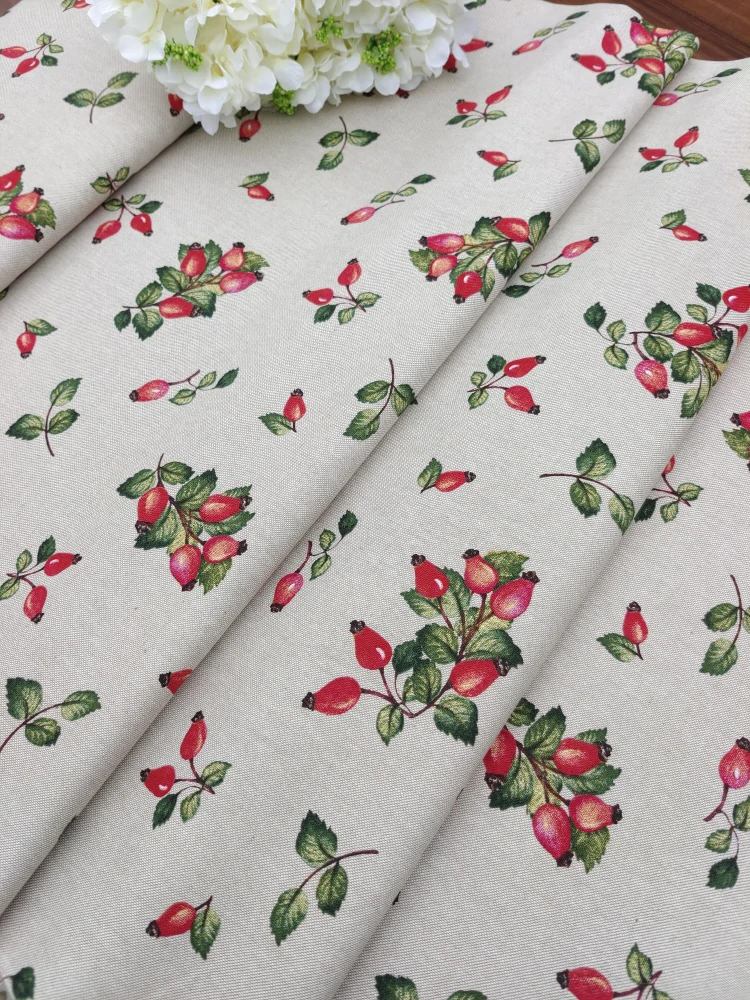 Dekorační látka - podzimní šípky