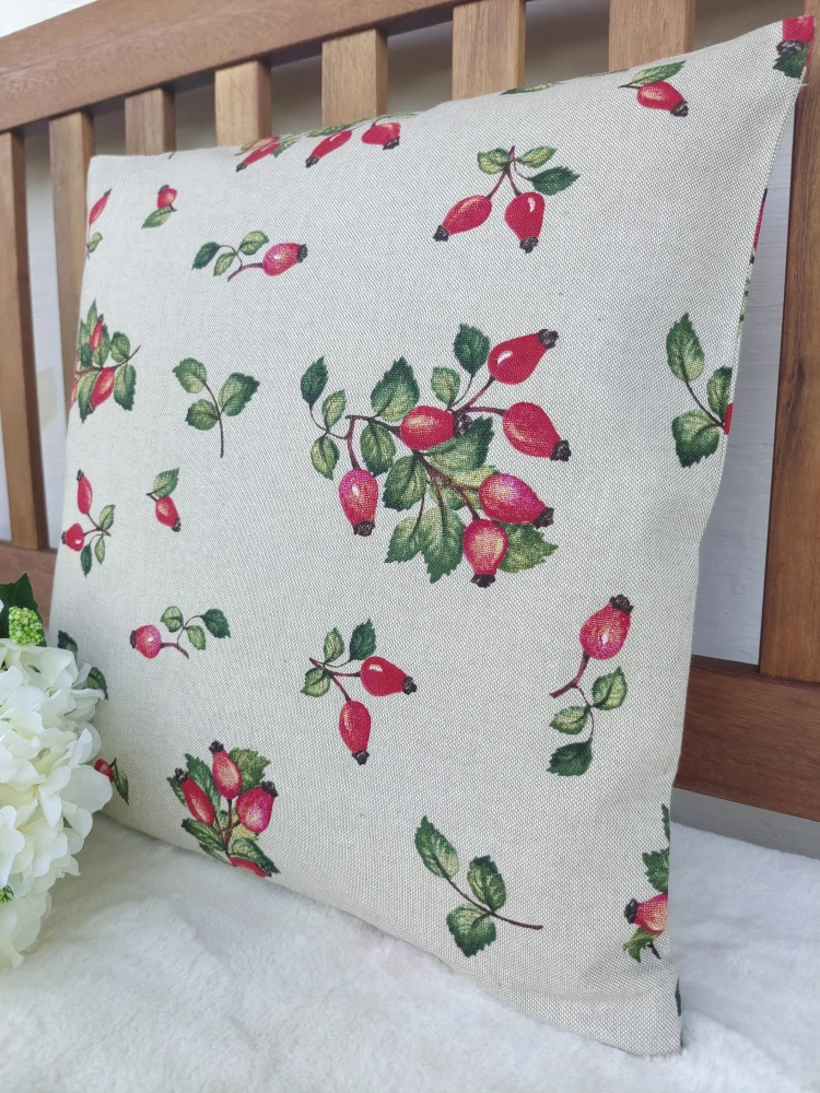 Povlak na polštář 40 x 40 cm – podzimní šípky | Ruční výroba