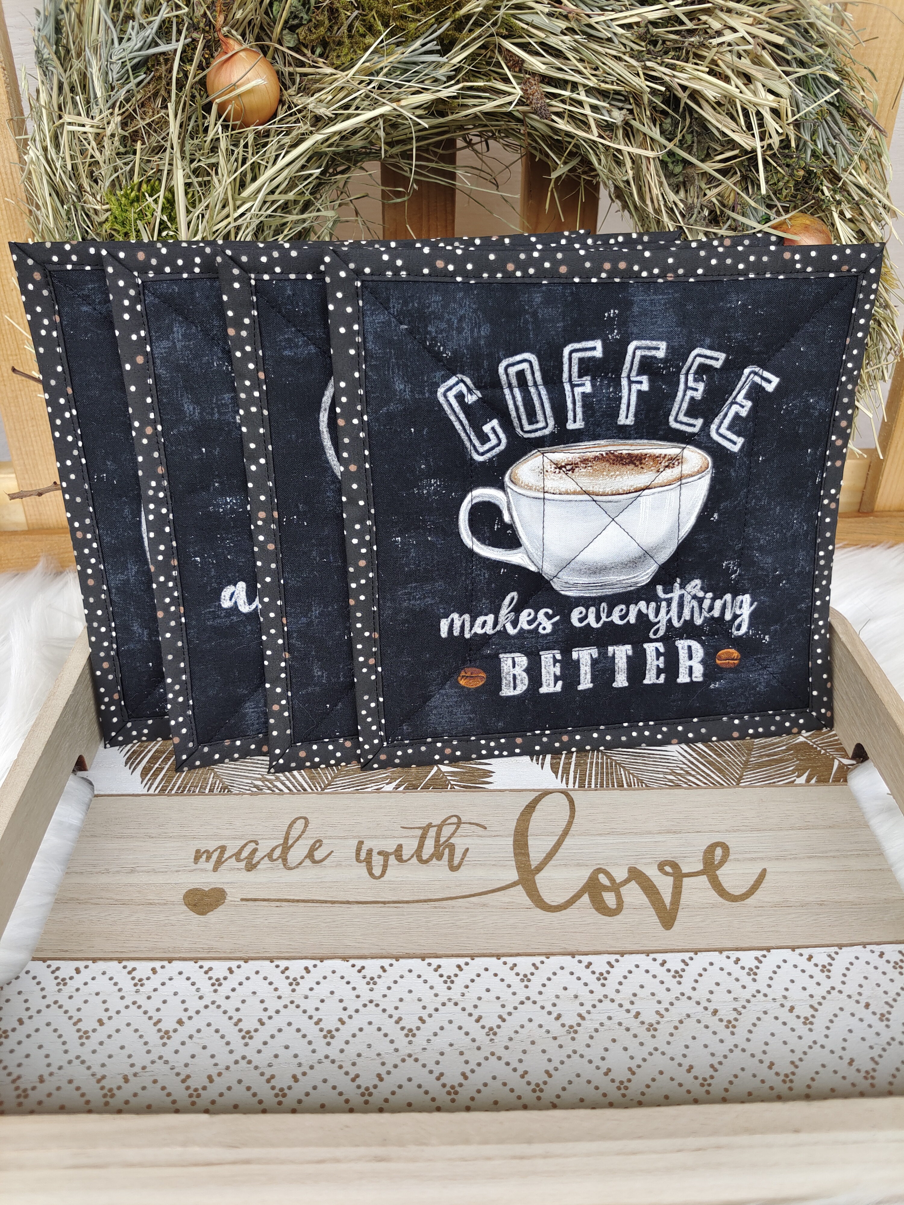Podkafíčka - sada 4 kusy - Coffee Time