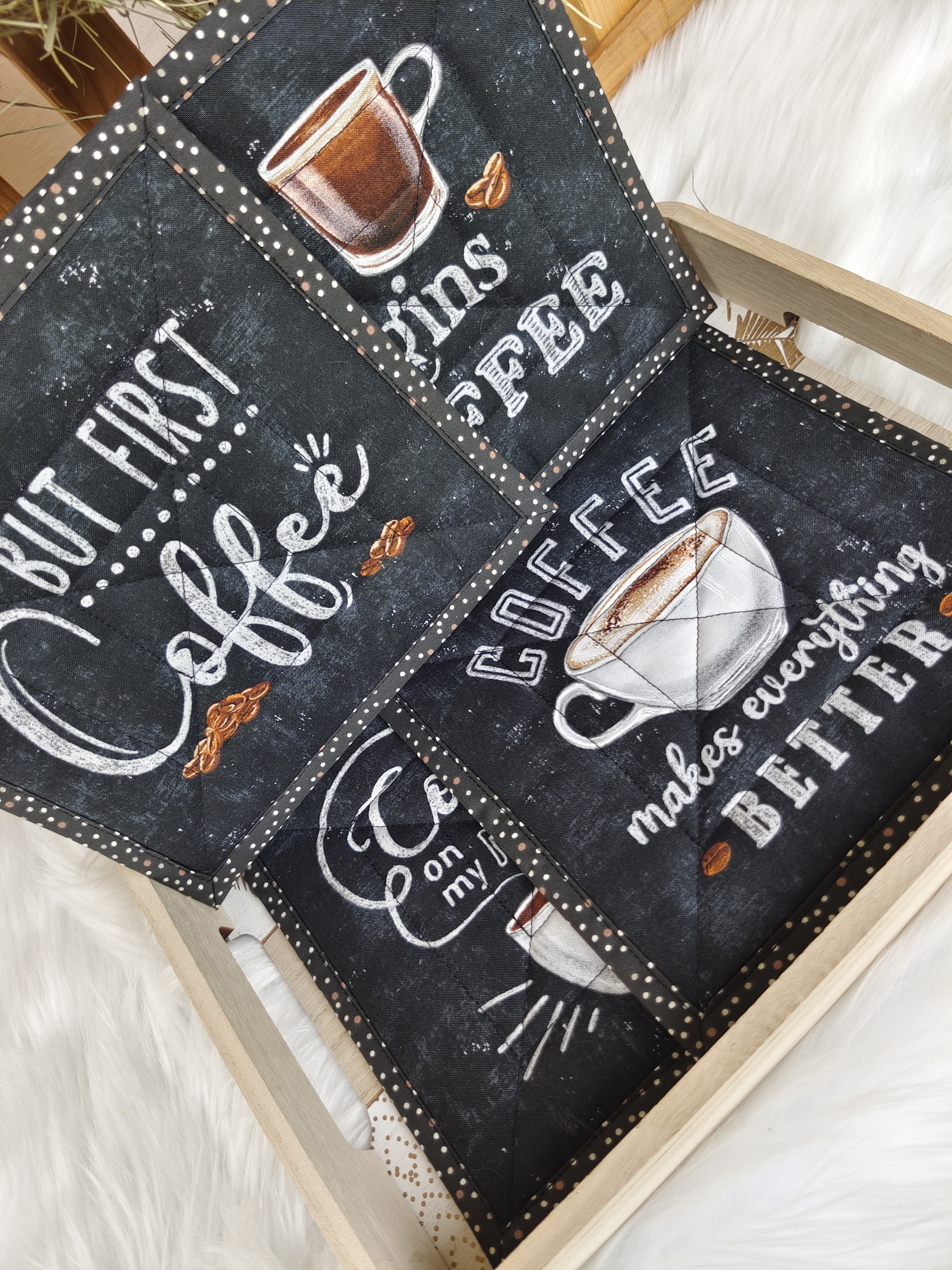 Podkafíčka - sada 4 kusy - Coffee Time