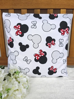 Povlak na polštář 40 x 40 cm – dětský polštář pro holčičky Minnie Mouse | Ruční výroba z bavlny
